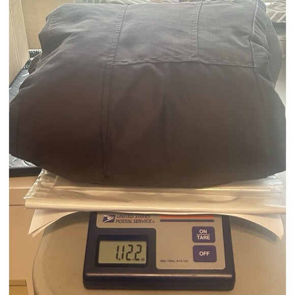 NAU‎ Womens S Goose Down Feather Gray Canvas Collared Zipped Jacket - Picture 10 of 10